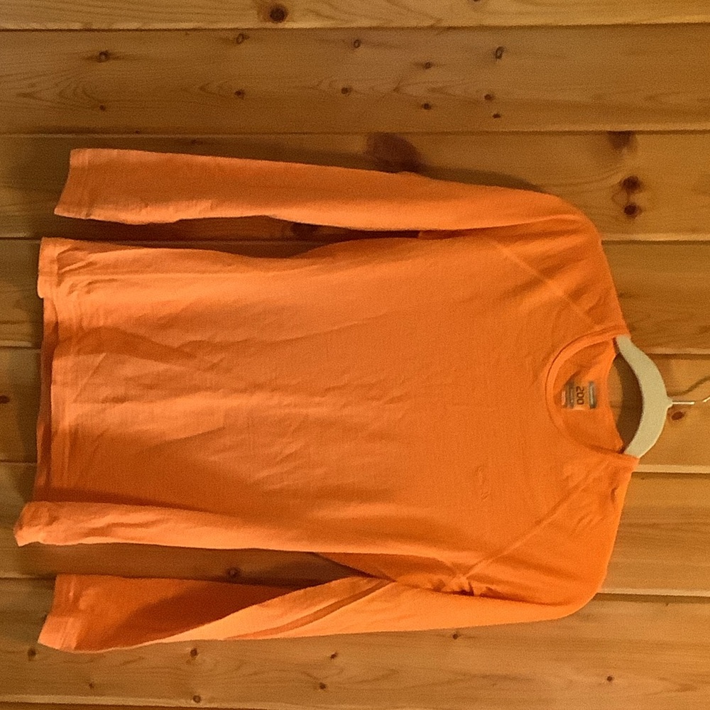 Icebreaker Women’s  Vibrant Orange Long Sleeve Tee,M.